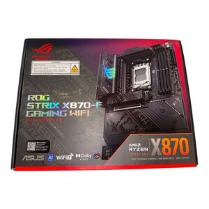 ASUS - ROG STRIX X870-F GAMING WIFI (Socket AM5) AMD X870 ATX DDR5 Wi-Fi 7 Mo...